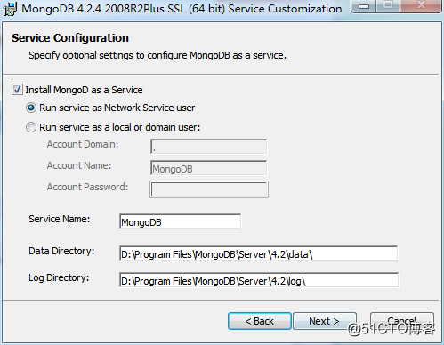 Windows MongoDB安装和开启用户验证