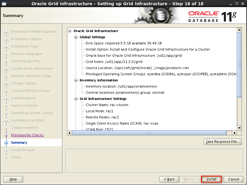 RHEL6.5安装Oracle RAC 11g（ 三，集群安装配置）