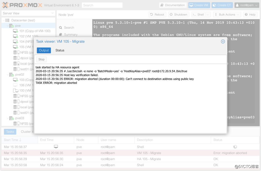 Proxmox VE 6.1从零到精通之--Cluster和HA的配置与管理