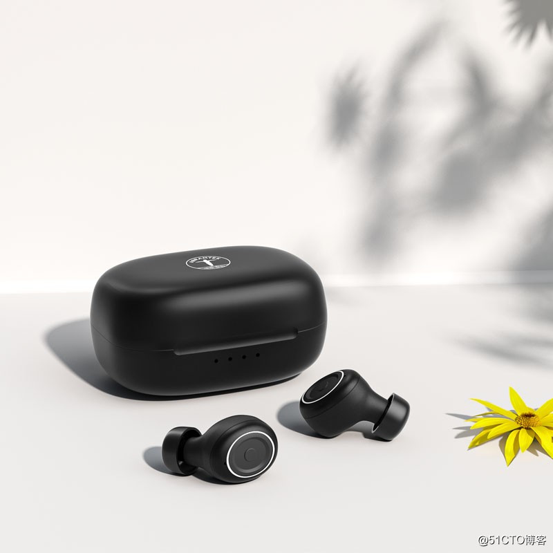 外观mini圆润可盘它灵敏高效，智能滤噪   AbramTek E8 TWS隐形蓝牙耳机