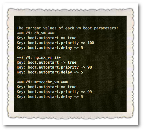 Fig.01: Get autostarting LXD containers values using a bash shell script