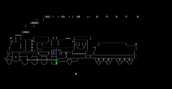 Linux / UNIX 桌面乐趣: 蒸汽机车