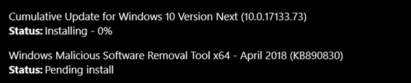Windows 10春季更新正式版延期：微软发三道累积补丁