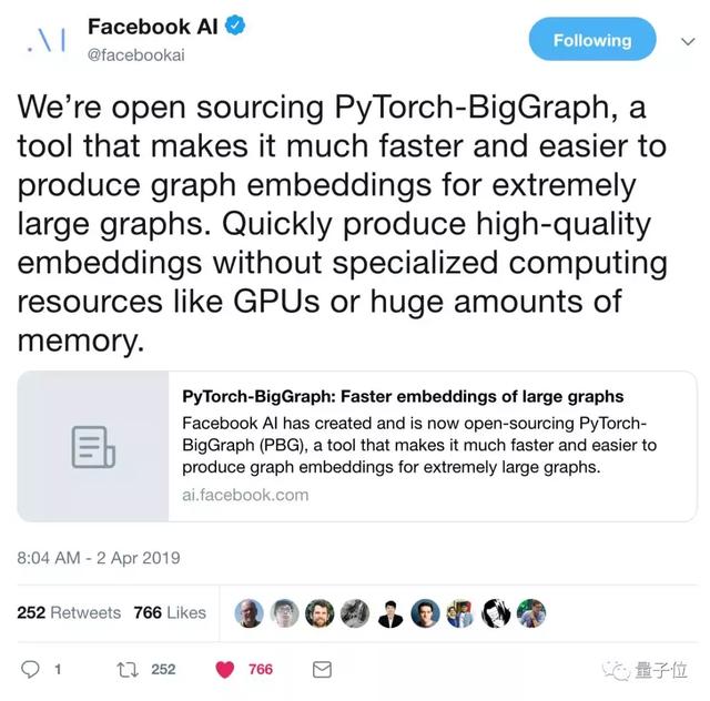 Facebook开源了超大规模图嵌入算法，上亿个节点也能快速完成