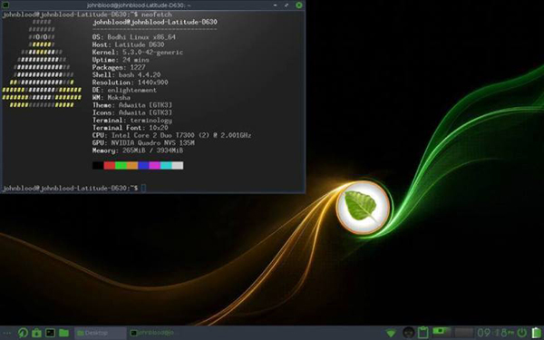 Bodhi Linux 5.1一览: 略有不同的轻量化Linux