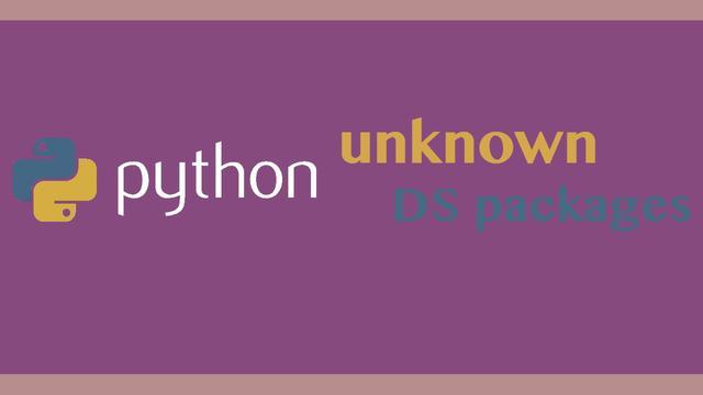 5个神话般的Python数据科学软件包